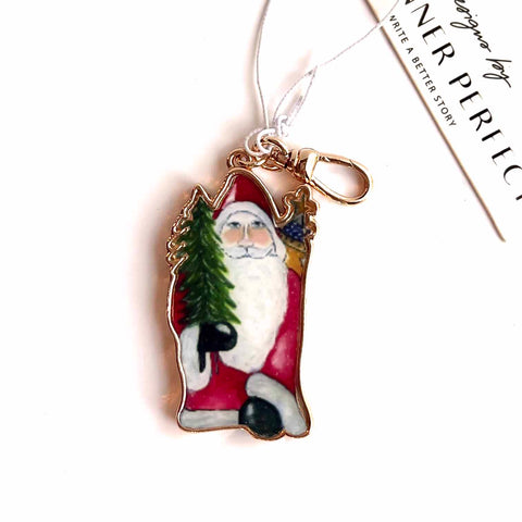 Vintage Santa Charm