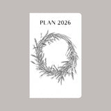 Vintage Wreath 12 Month Planner