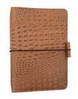 Everyday Organized Leather Travelers Notebook - Heritage Croc