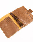 Everyday Organized Leather Travelers Notebook - Heritage Croc