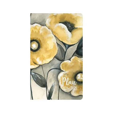 Yellow Bouquet 12 month Planner