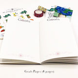 Floral Fence Monthly Planner