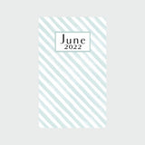 Aqua Stripe Planner