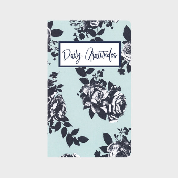 Baby Blue Rose Buds Journal