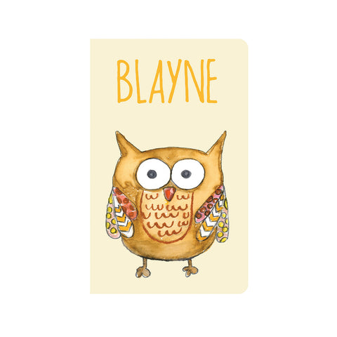Blayne the Owl Journal