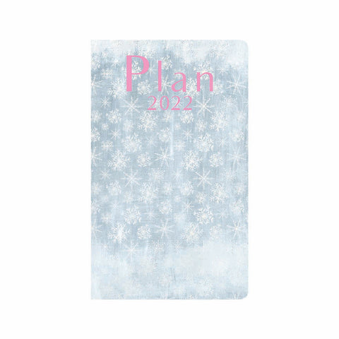 Blue Sky with Snowflakes 12 Month Planner