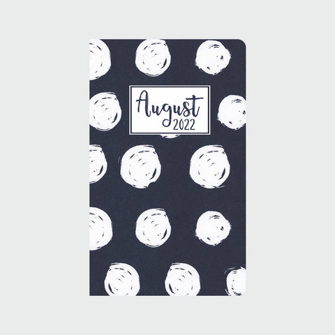 Blue & White Polka Dot Planner