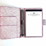 The Candy Everyday Organized Leather Traveler's Notebook