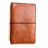 The Caramel Out and About Traveler's Leather Traveler's Notebook