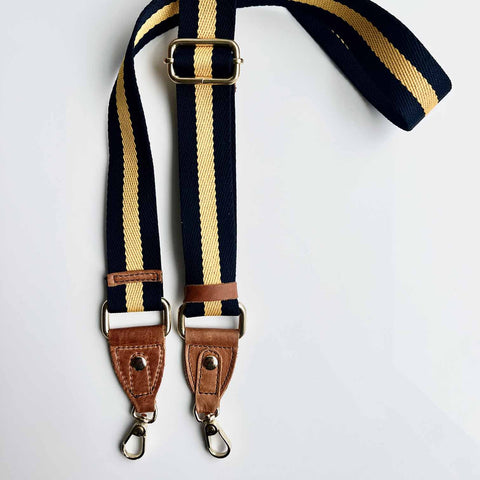 Mix & Match Yellow/Navy Adjustable Webbing Strap