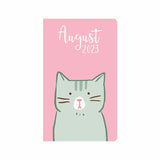 Kitty Shenanigans in Pink Monthly Planner