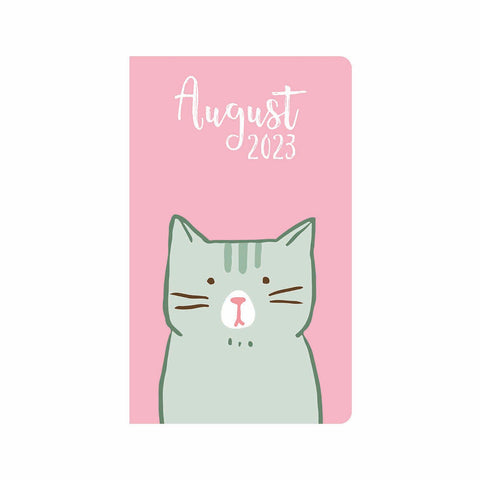 Kitty Shenanigans in Pink Monthly Planner