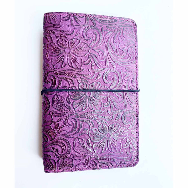The Leilani Mulberry Out and About Traveler's Leather Traveler's Notebook
