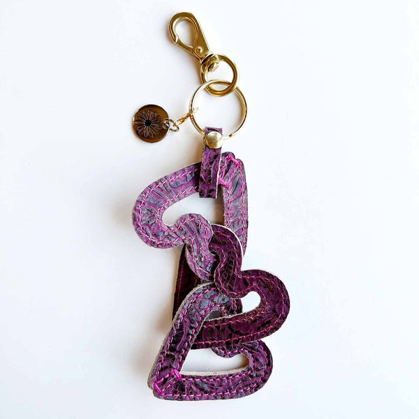 The Leilani Mulberry Valentine's Keychain