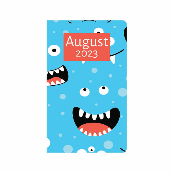 Monster Faces Monthly Planner