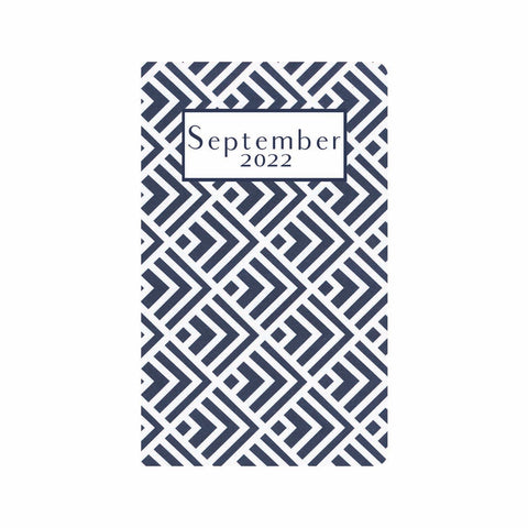 Navy Geo Beauty Planner