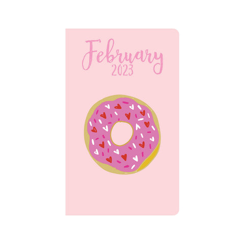 Pink Donut Monthly Planner