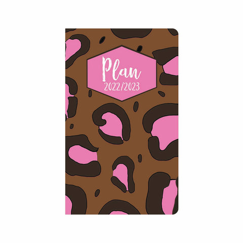 Pink Leopard 12 Month Planner