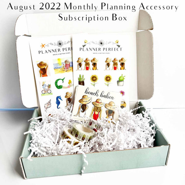 Planner Perfect Planning Accessory Monthly Subscription Box – Designs by  Planner Perfect