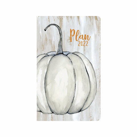 Grey Pumpkin 12 Month Planner