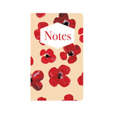 Red Poppies in Acrylic on Beige Journal