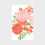 Red Rose Floral Journal