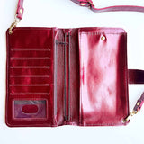 The Sangria Everyday Traveler's Notebook Leather Wallet