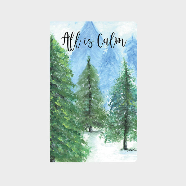 Snowy Pine Forest Journal