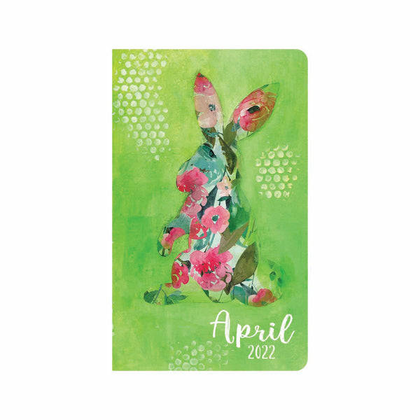 Spring Floral Bunny Monthly Planner