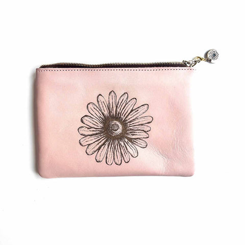 The Summer Daisy Engraved Everyday Leather Bag