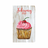 Valentine Cupcake Monthly Planner
