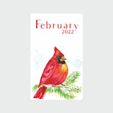 Winter Cardinal Monthly Planner