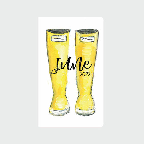 Yellow Rain Boots Planner